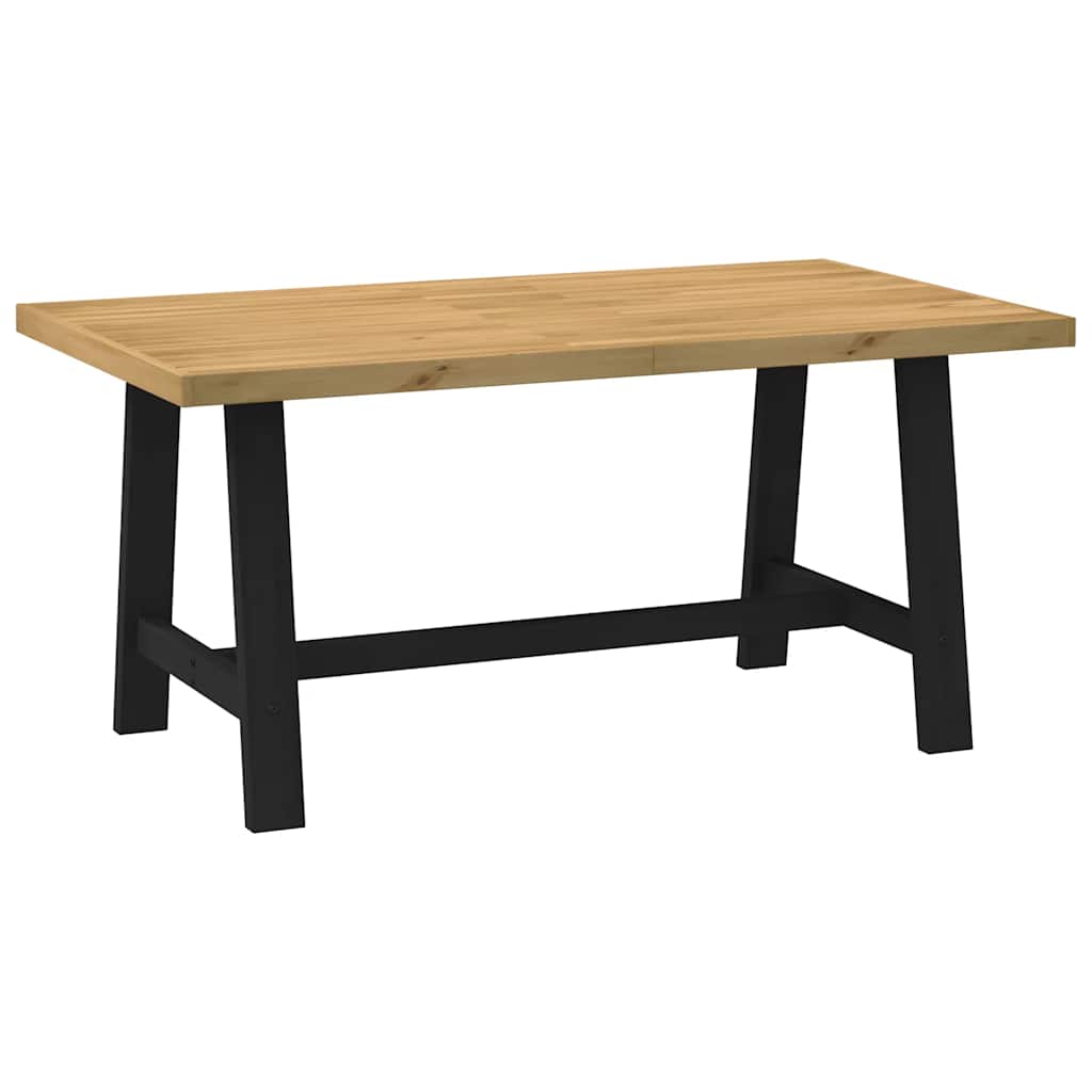 Esstisch NOAIN U-Form-Beine 180x90x75 cm Massivholz Kiefer