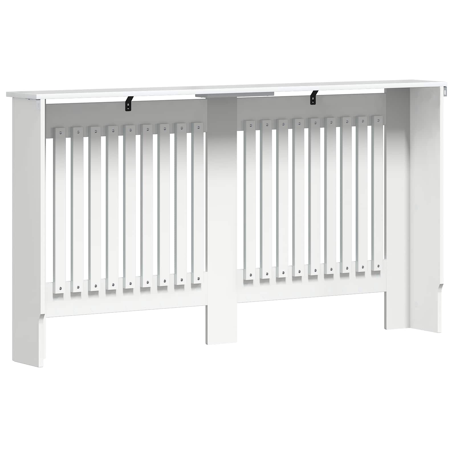 Holzwerkstoff Heizkörper-Abdeckung Heizkörperverkleidung 112 cm, weiß