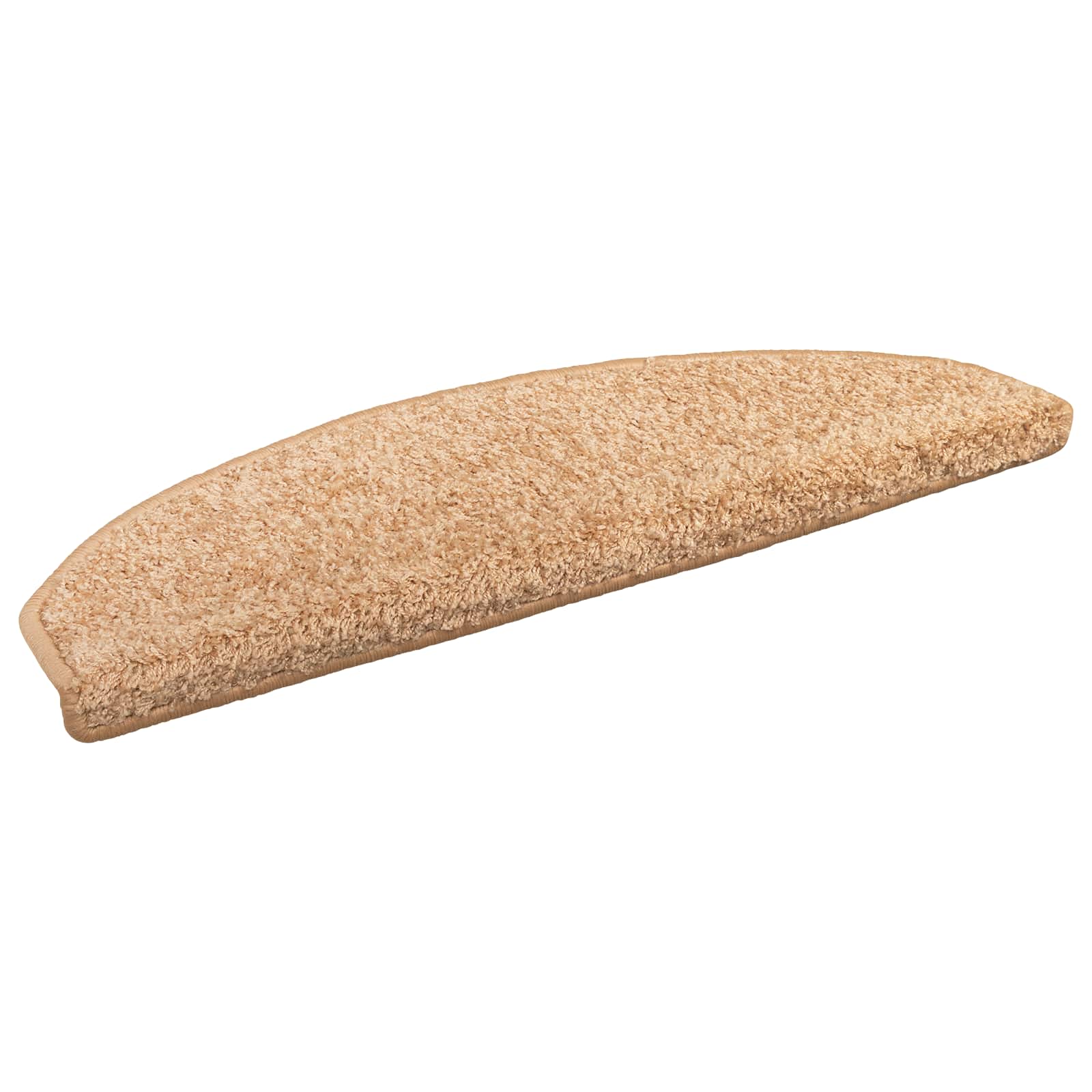 Stufenmatten 15 Stk. 56x17x3 cm Grau Halbrund