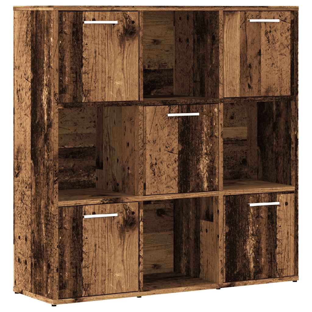 Bücherregal Weiß 90x30x90 cm Holzwerkstoff