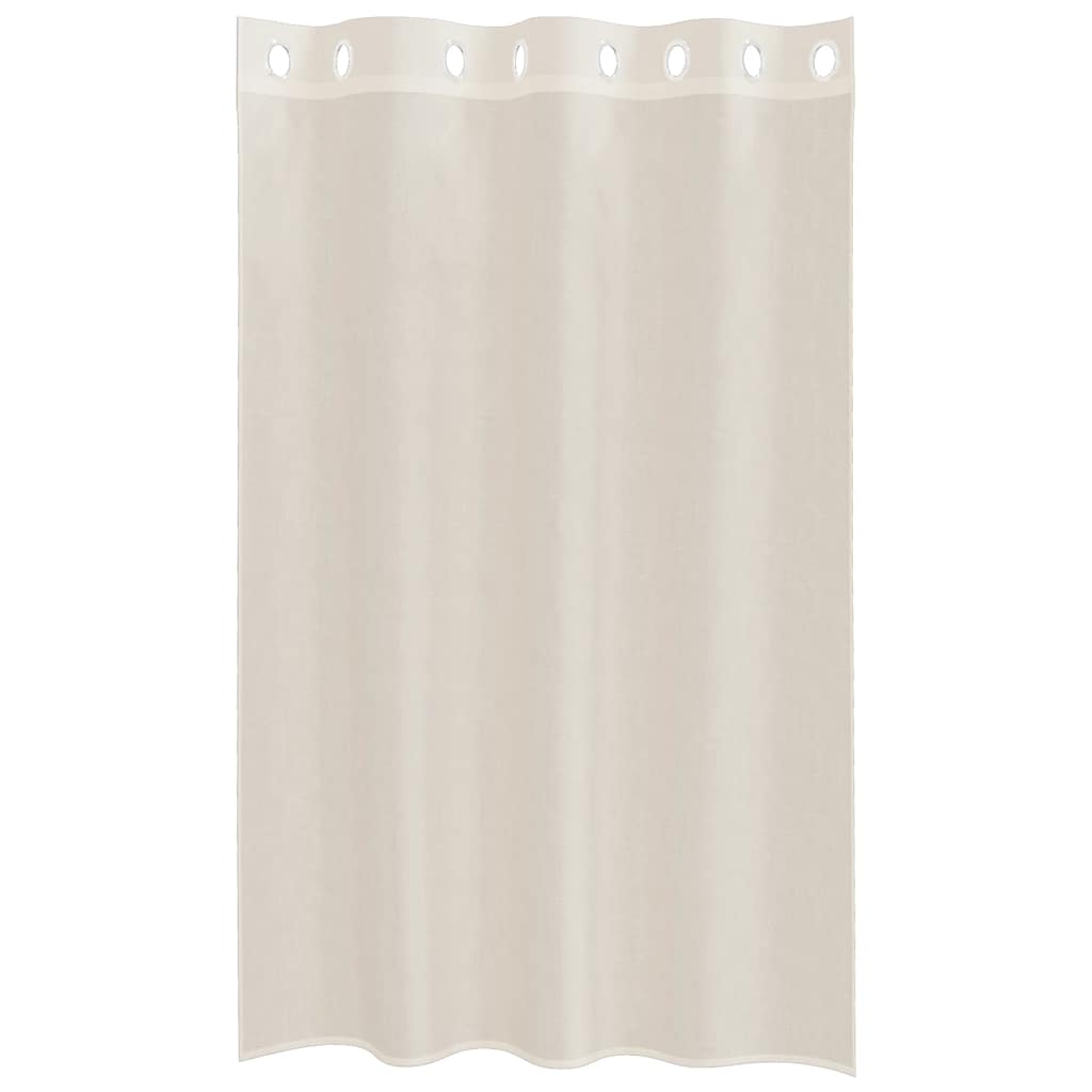 Voile Vorhänge mit Ösen 2 Stk. Apfelgrün 140x140 cm