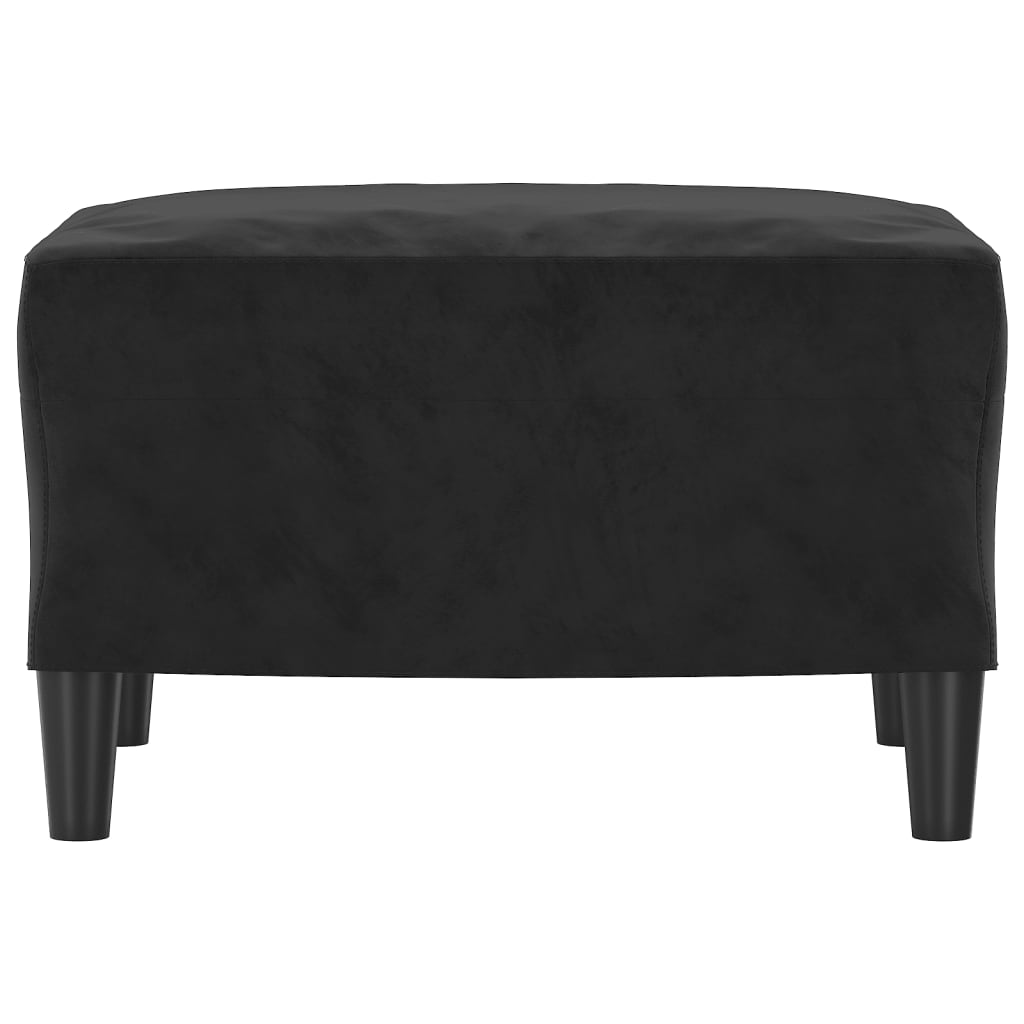 Fußhocker Hellgrau 60x50x41 cm Samt