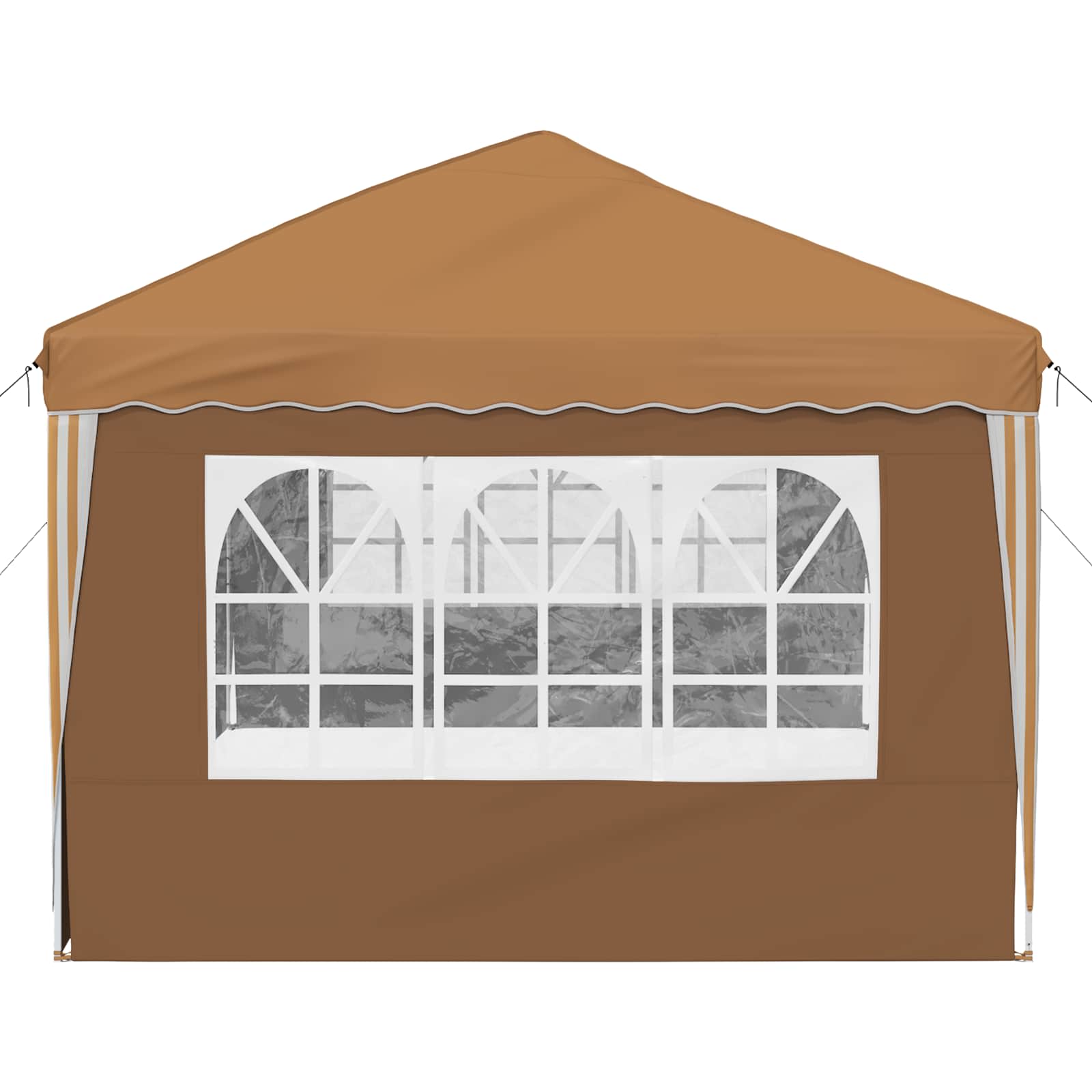Pop-up Partyzelt 575 x 290 x 245 cm Creme