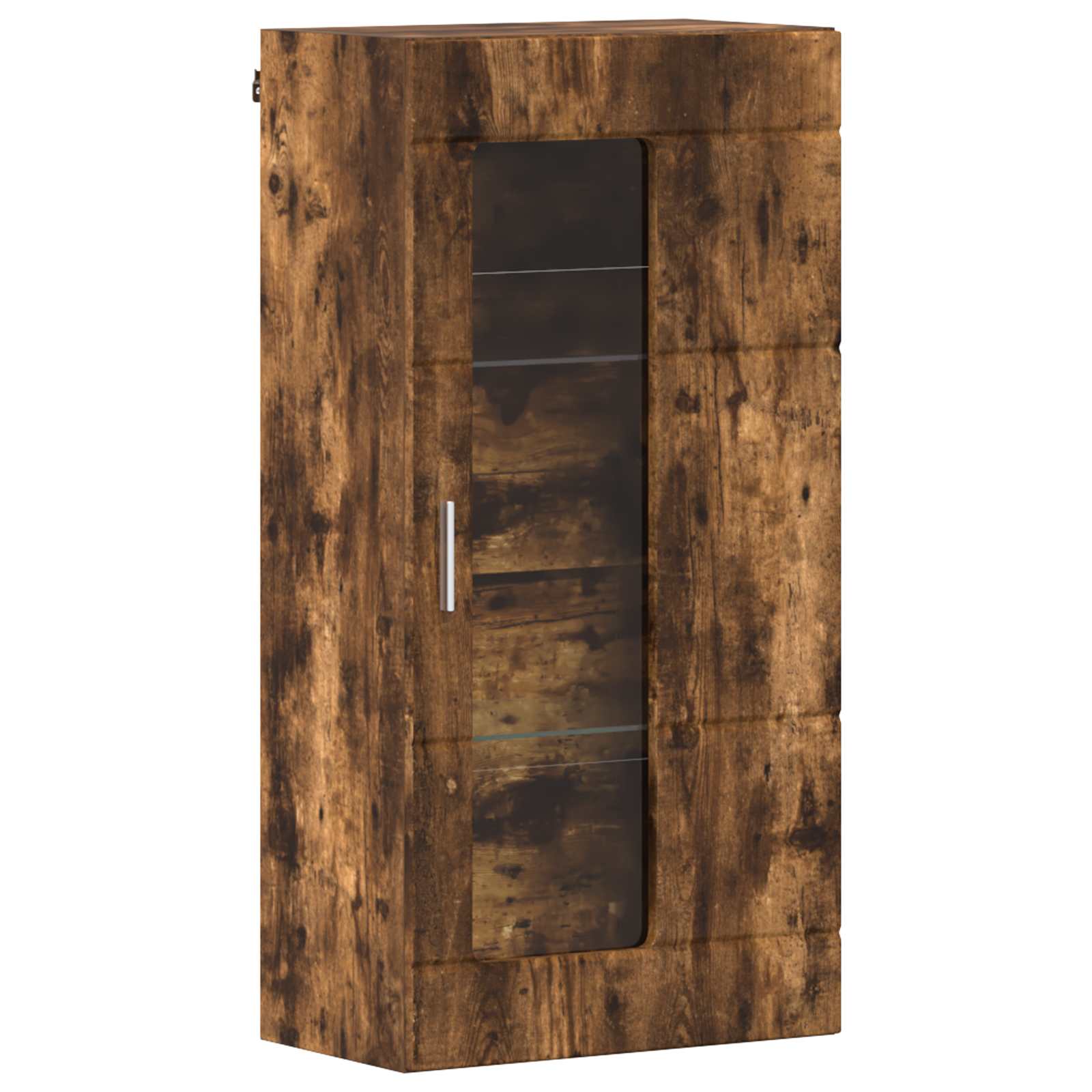 Highboard mit Regal FLORIN Weiß 60 x 35 x 182 cm Holzwerkstoff