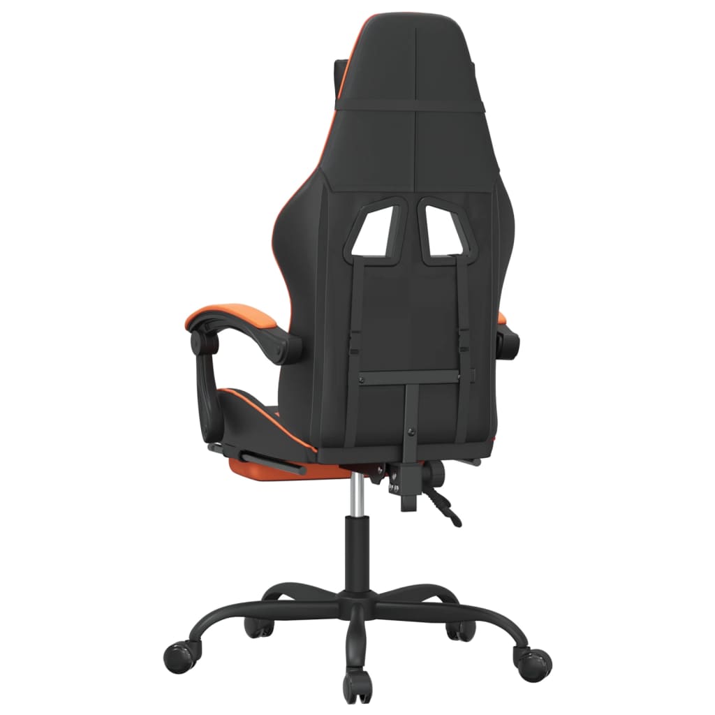 Gaming-Stuhl Drehbar Schwarz und Rot Kunstleder