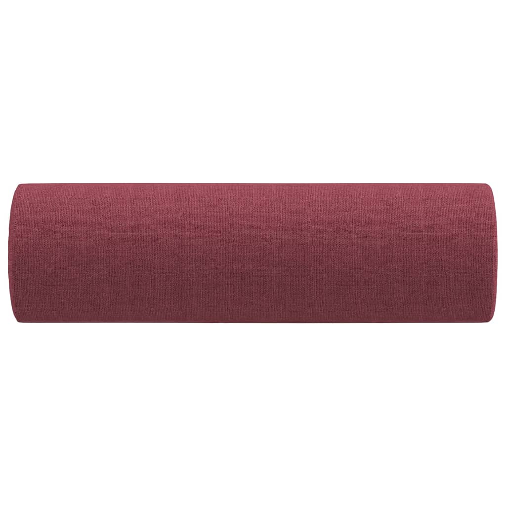 Zierkissen 2 Stk. Hellgrau Ø15x50 cm Stoff