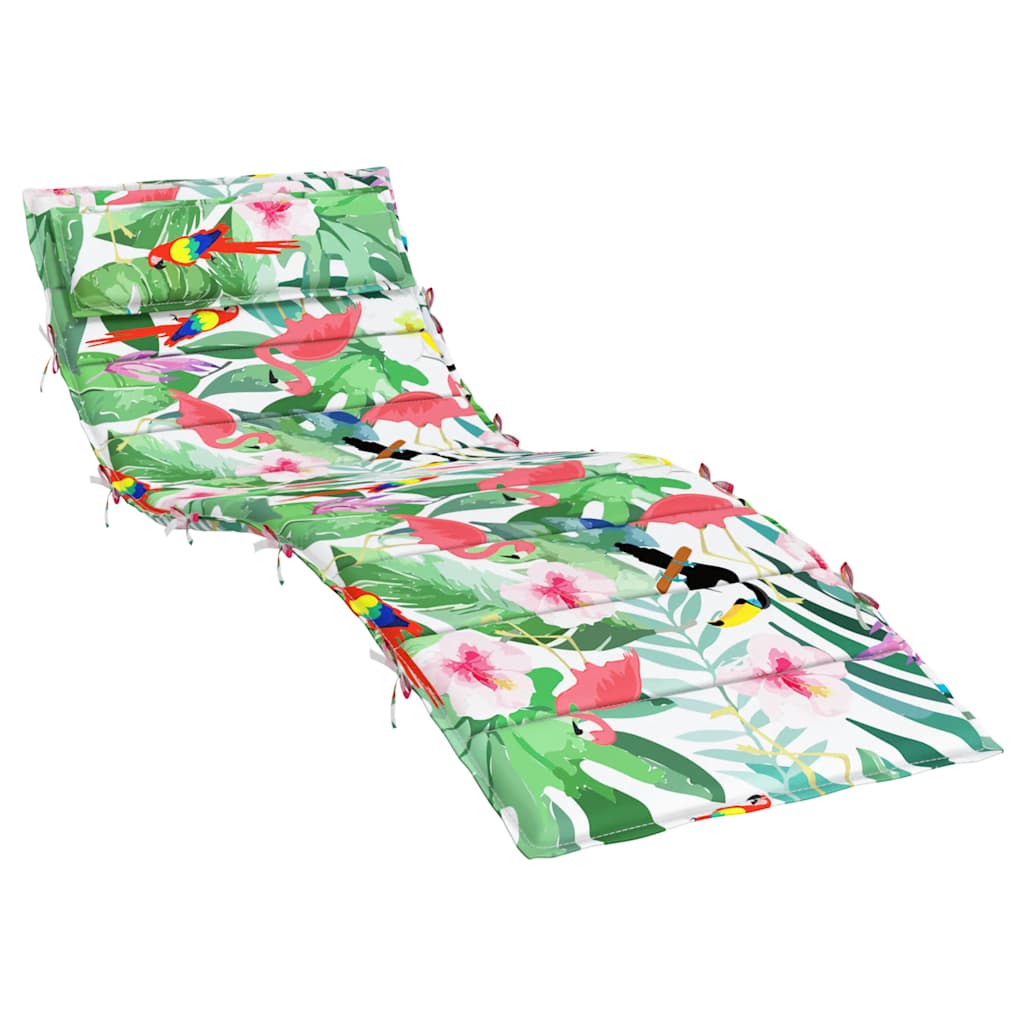 Sonnenliegen-Auflage Grau 180x60x4 cm Oxford-Gewebe