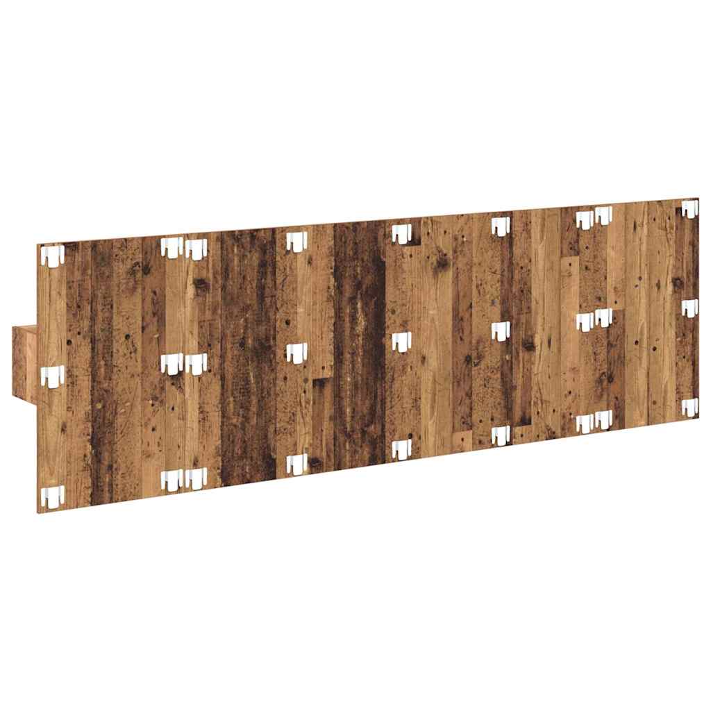 Kopfteil mit Nachttischen Weiß Holzwerkstoff