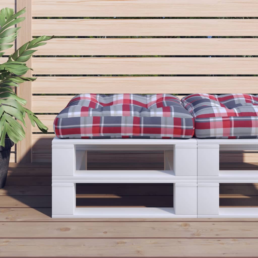 Palettenkissen Anthrazit 50x50x12 cm Stoff