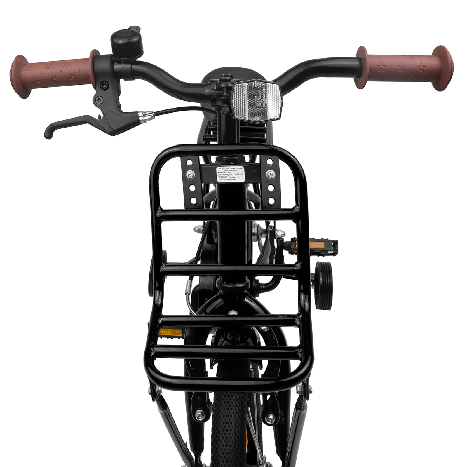 Kinderfahrrad 18 Zoll für 5-7 Jahre alt Schwarz