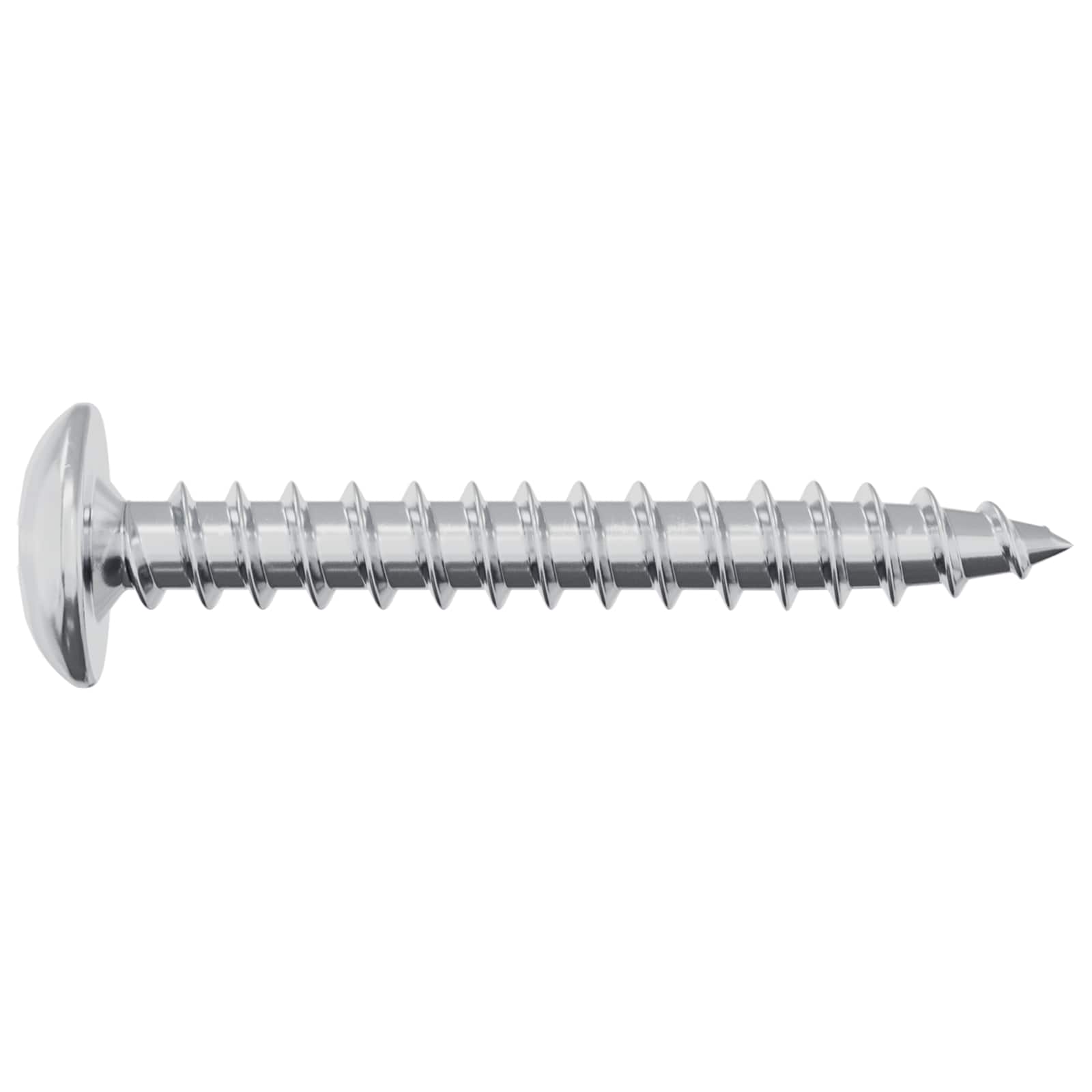 Holzschrauben 2 pcs Silber M4 x 20 mm Stahl