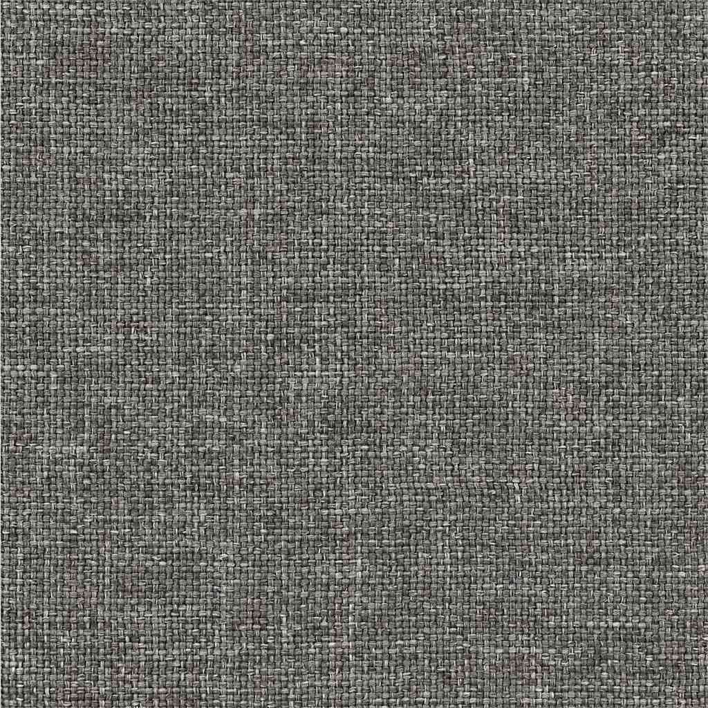 Bettgestell mit gepolstertem Kopfteil Hellgrau 200 x 200 cm