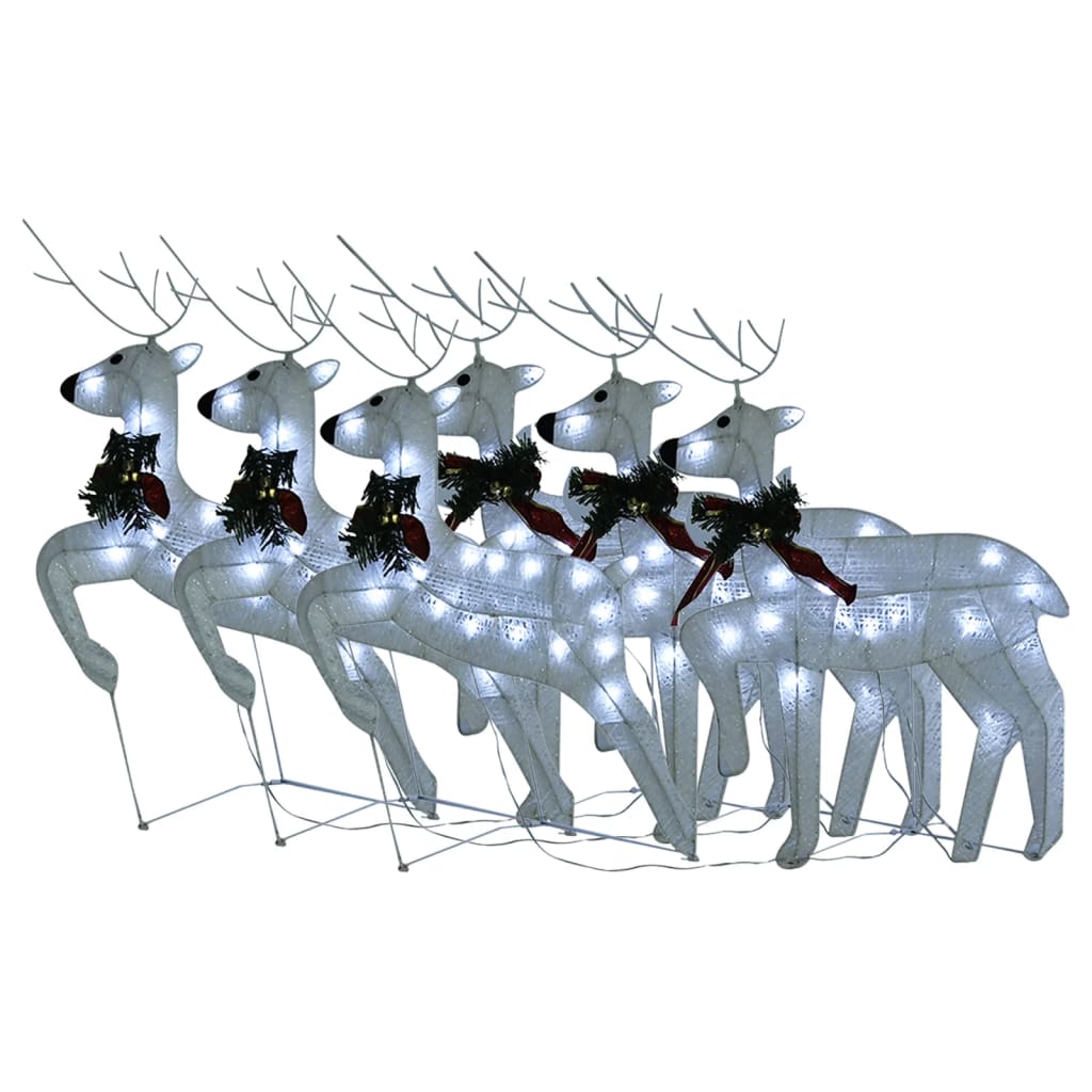 LED-Rentiere 2 Stk. Gold 40 LEDs