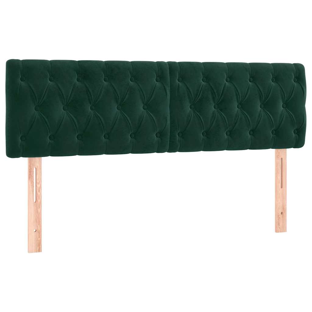 Kopfteil Hellgrau 80x7x118/128 cm Samt