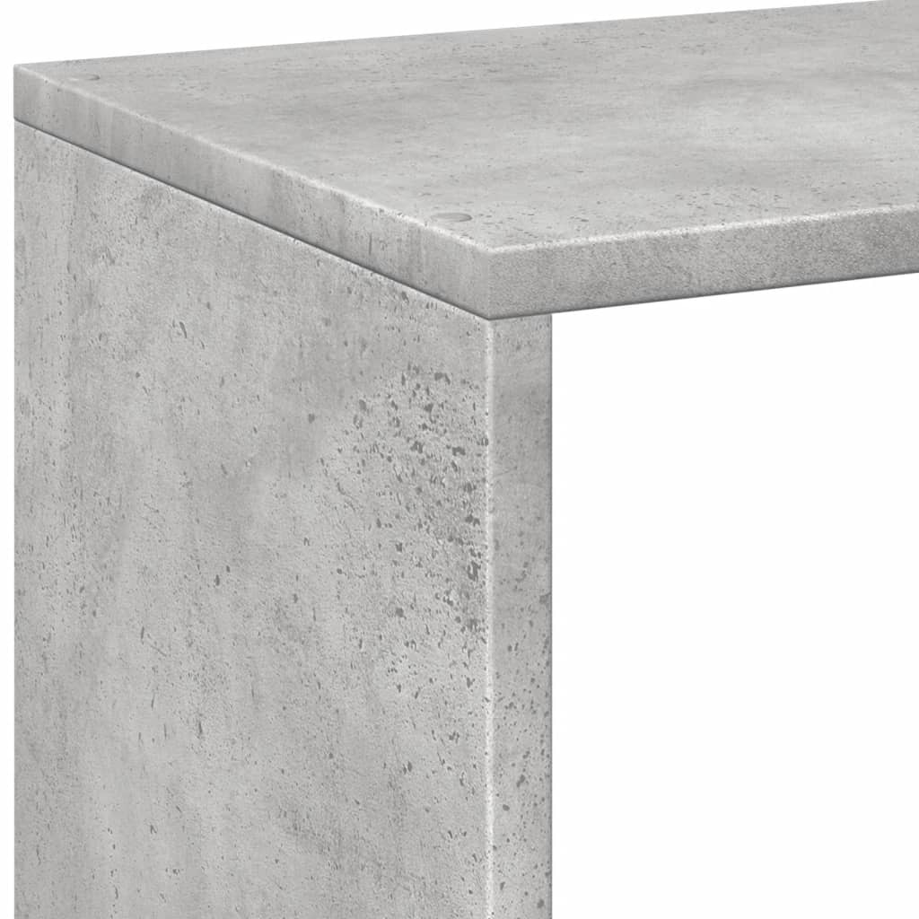 Bücherregal Weiß 137,5x29x137,5 cm Holzwerkstoff