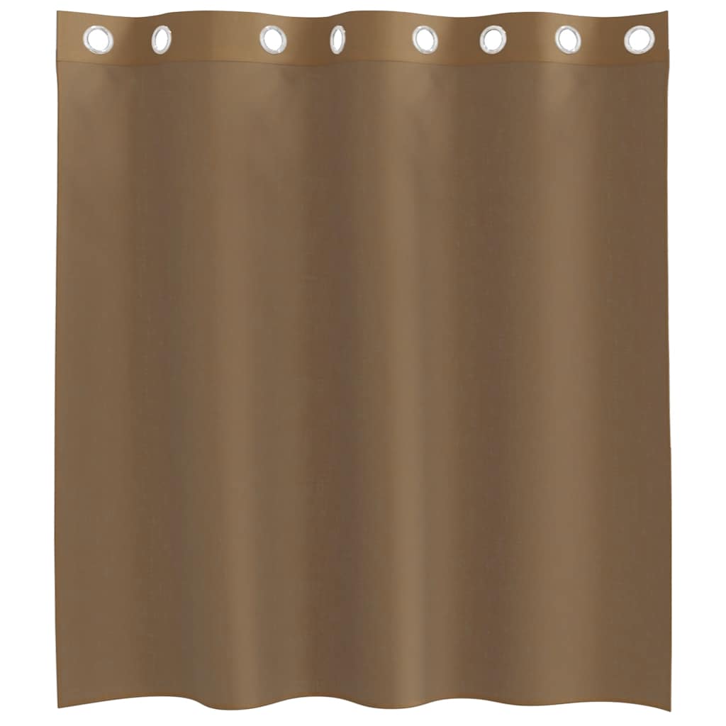 Voile Vorhänge mit Ösen 2 Stk. Apfelgrün 140x140 cm