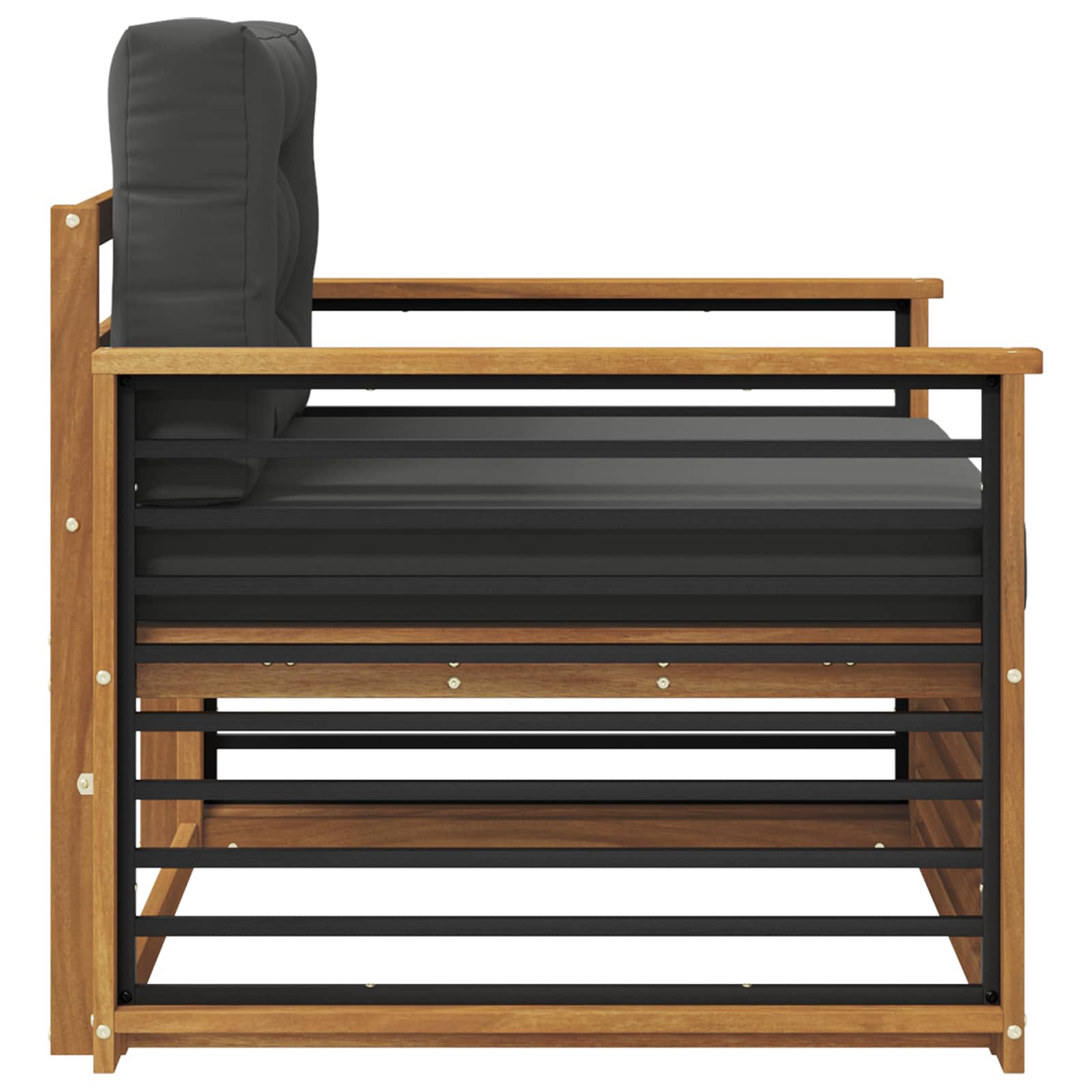 2 Stück Outdoor-Sofa Natur