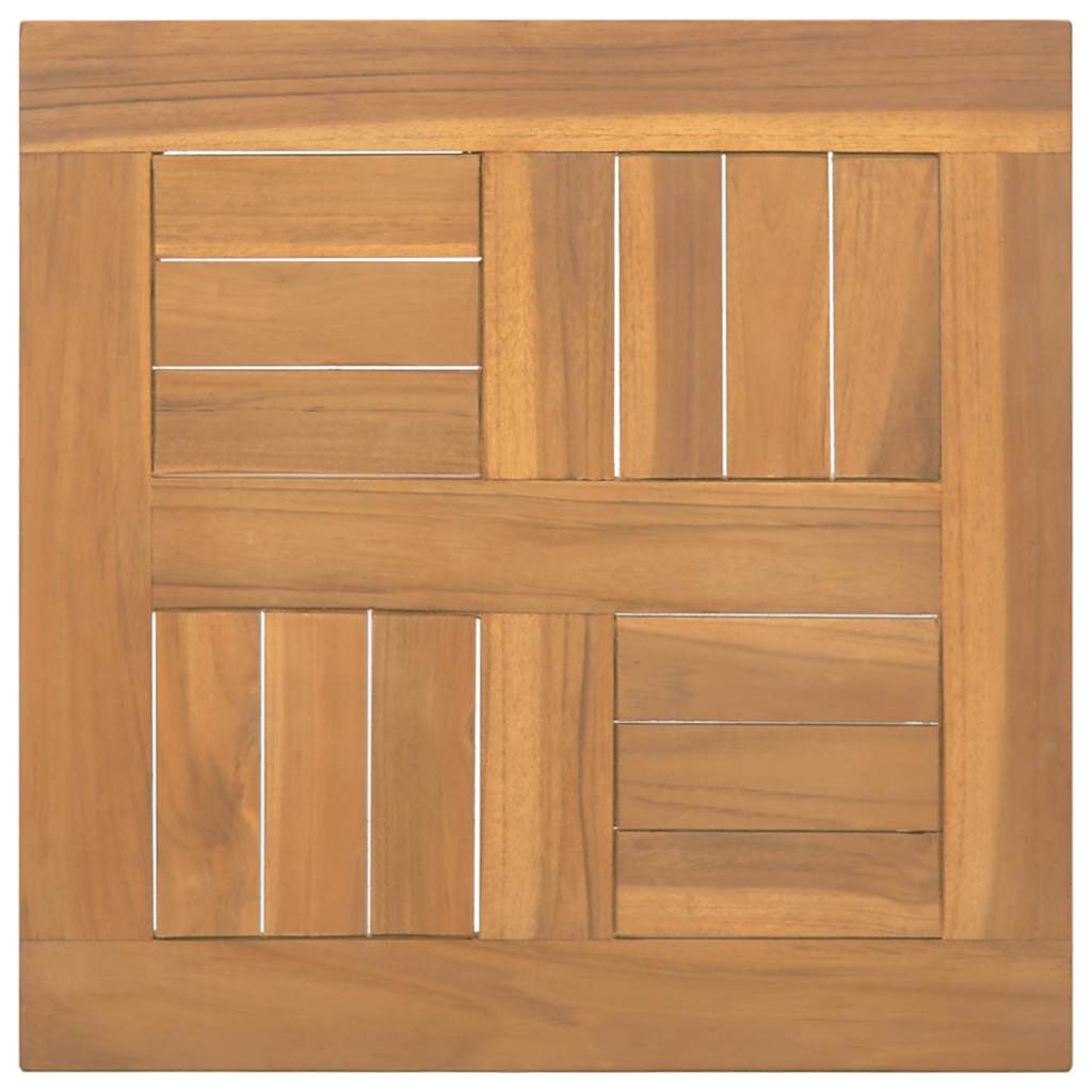 Tischplatte Massivholz Teak Rund 2,5 cm 40 cm