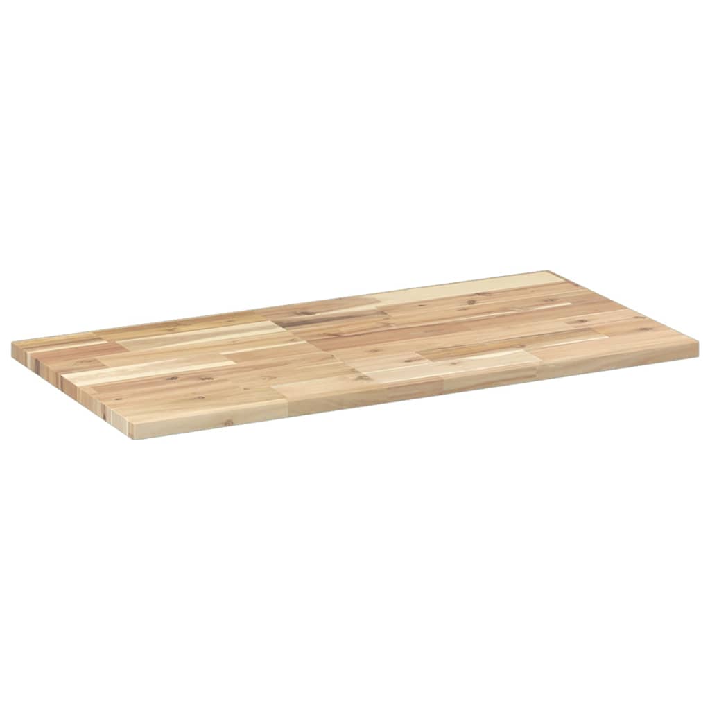 Tischplatte 40x20x2 cm Rechteckig Massivholz Akazie