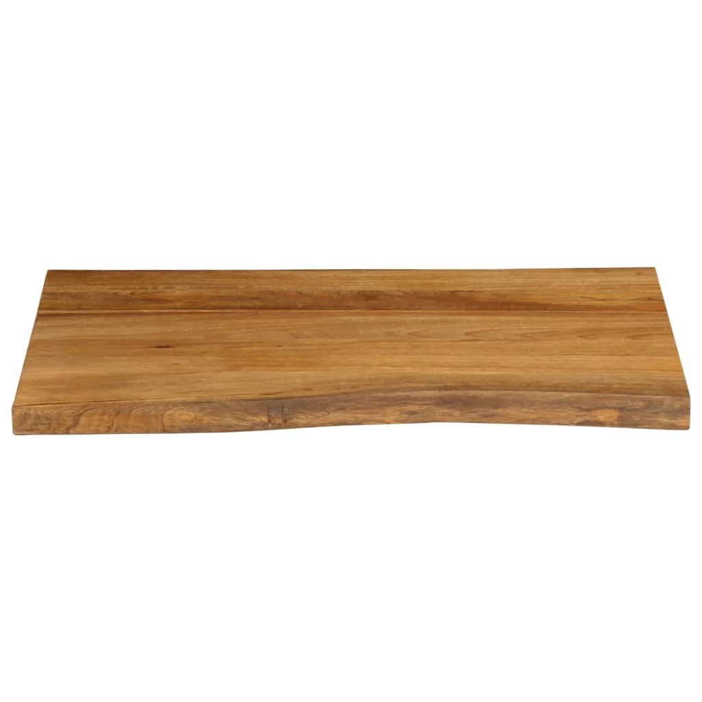 Tischplatte 40x40x2,5 cm Rechteckig Massivholz Akazie Baumkante