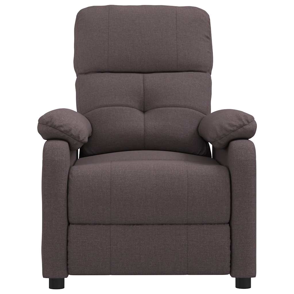 Massagesessel Hellgrau Stoff