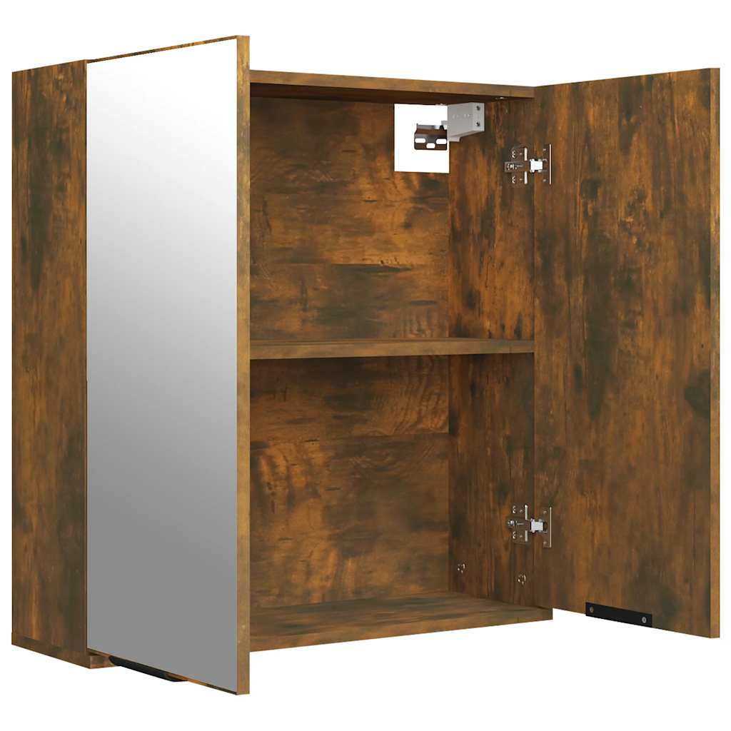 Bad-Spiegelschrank Weiß 64x20x67 cm
