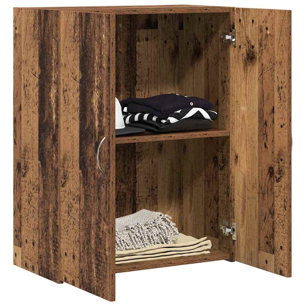 Aktenschrank Weiß 60x32x153 cm Holzwerkstoff