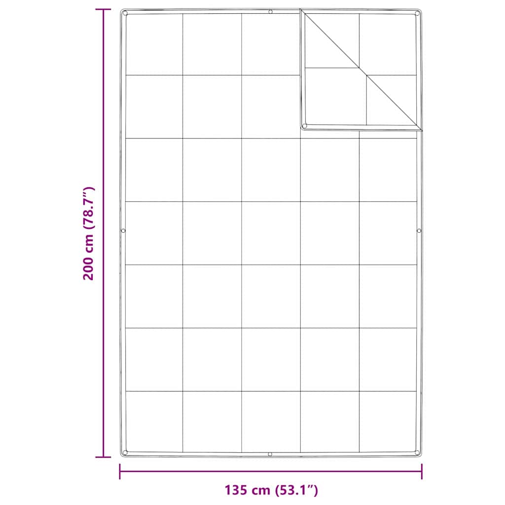 2-in-1 Bettdecke Weiß 135 x 200 cm Feder