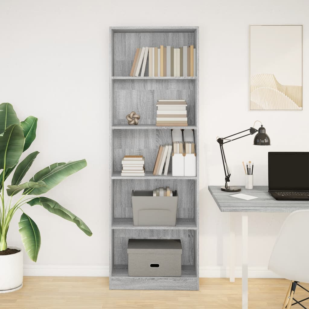 Bücherregal Weiß 40x24x75 cm Holzwerkstoff