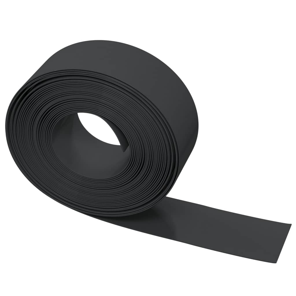 Gartenumrandung 25 m 10 cm PE Grau