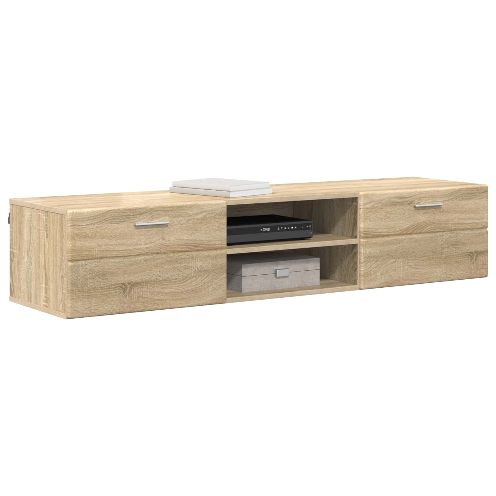 Highboard mit Regal FLORIN Weiß 60 x 35 x 182 cm Holzwerkstoff
