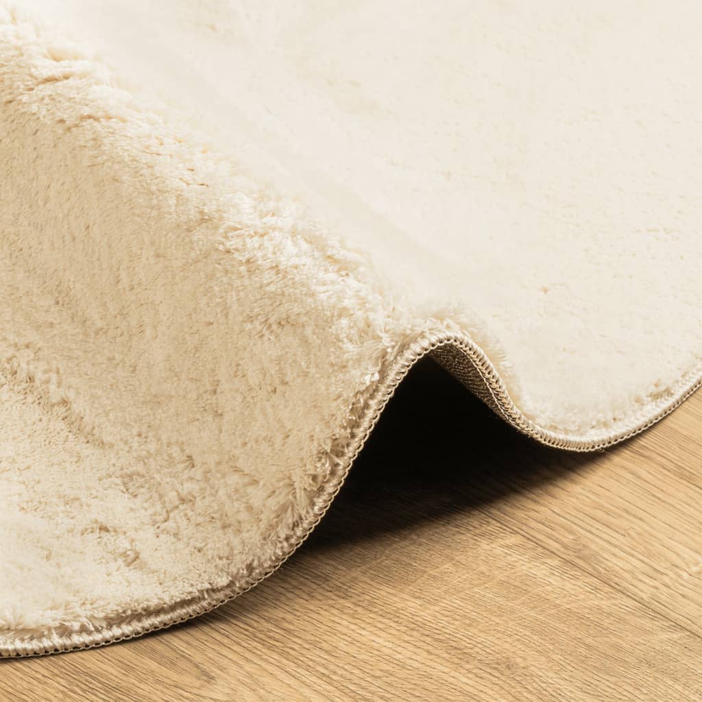 Teppich HUARTE Kurzflor Weich und Waschbar Anthrazit 60x110 cm