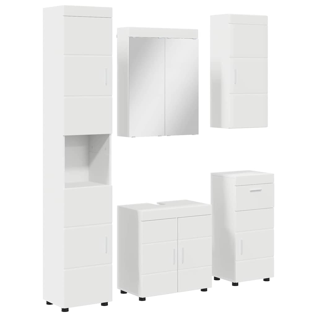 Badezimmermöbel-Set TULUM 2 pcs Weiß 60 x 34 x 63 cm