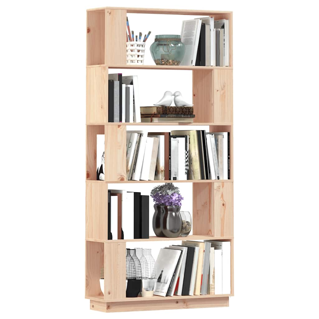 Bücherregal/Raumteiler 80x25x163,5 cm Massivholz Kiefer
