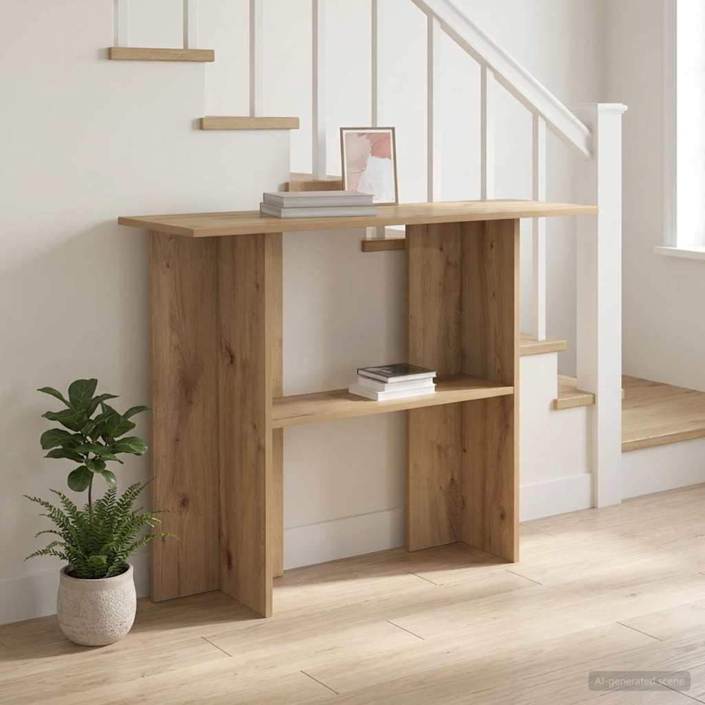Konsolentisch Weiß 100 x 30 x 75 cm Holzwerkstoff