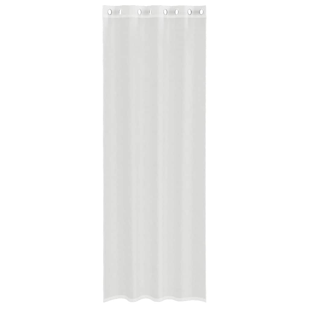 Voile Vorhänge mit Ösen 2 Stk. Apfelgrün 140x140 cm