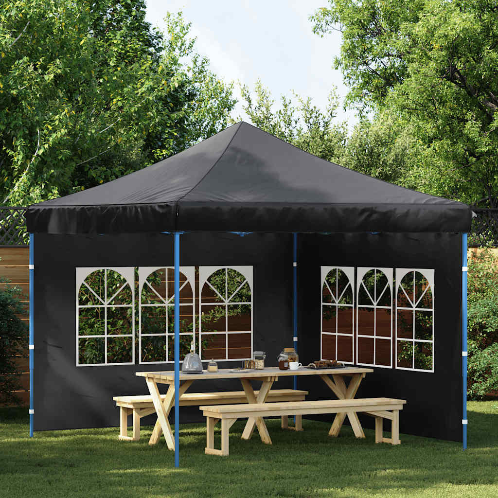 Party Zelt Seitenteil 2 pcs 300 x 195 cm Rot PE und Stahl