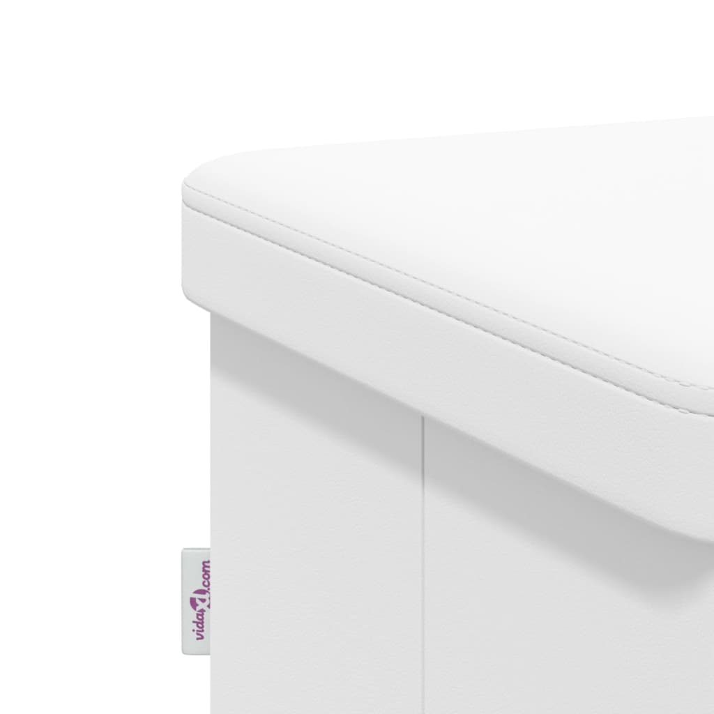 Faltbare Sitzbank mit Stauraum Weinrot PVC