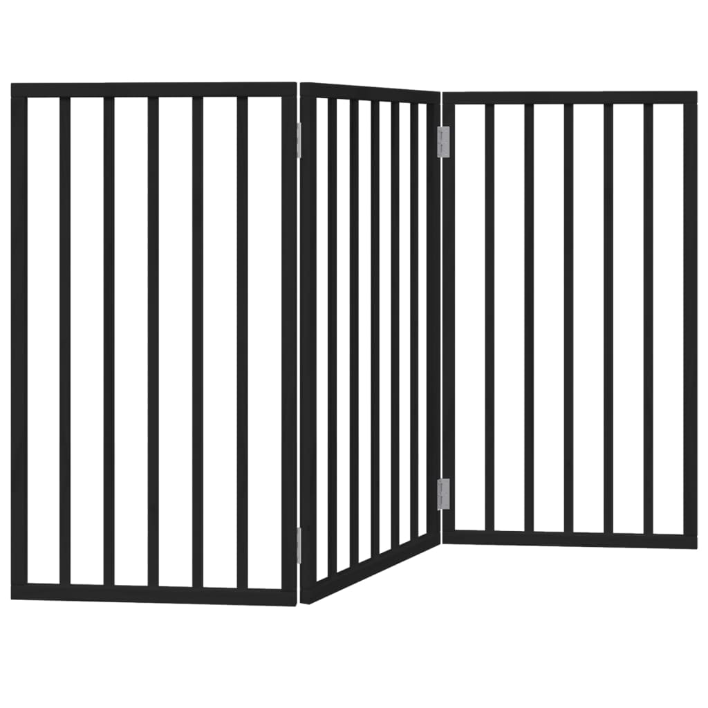 Hundegitter Faltbar 3 Paneele 150 cm Pappelholz