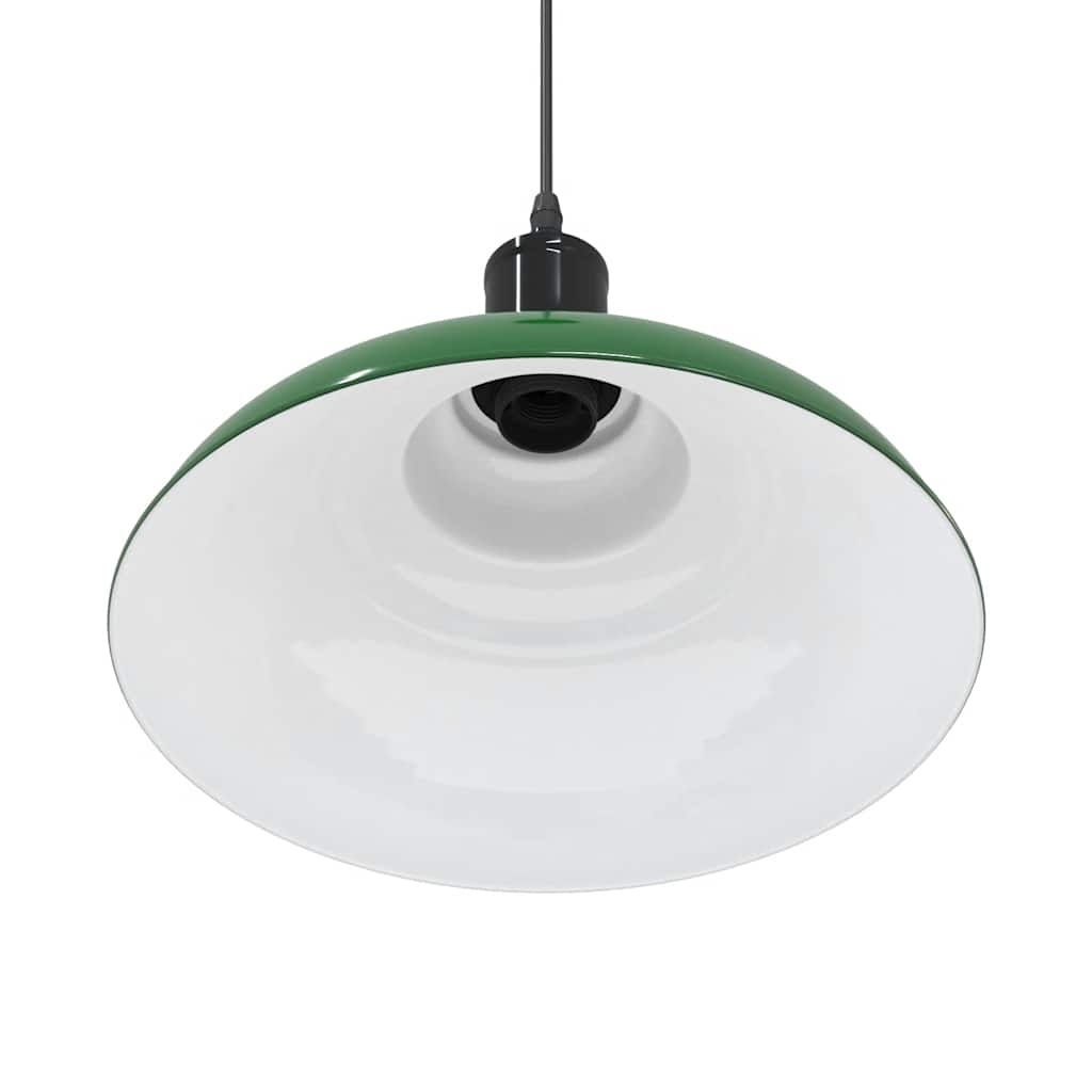 Pendelleuchte Höhenverstellbar E27 Schwarz Glänzend Ø 31 cm