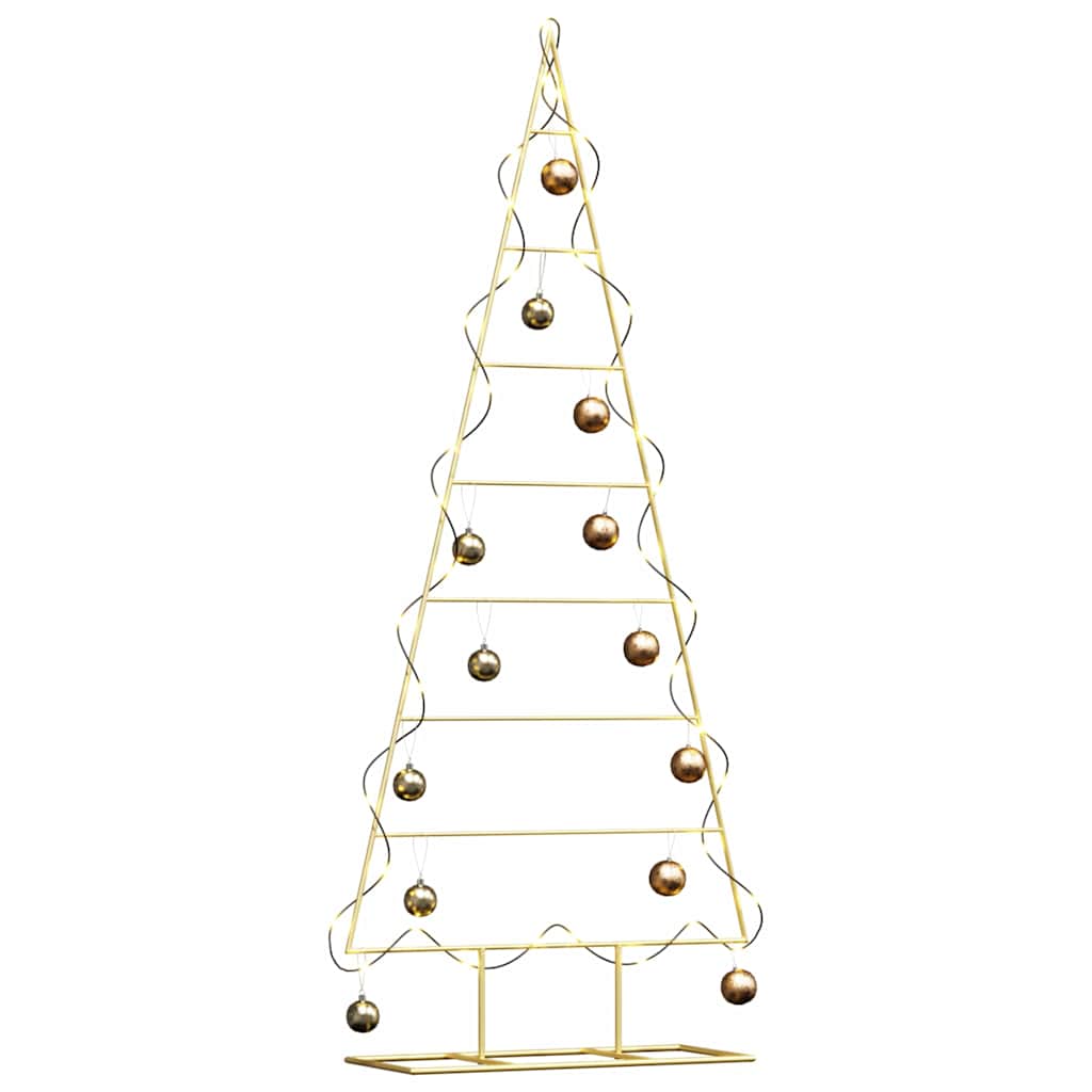 Metall Weihnachtsbaum Gold 60 cm Pulverbeschichteter Stahl