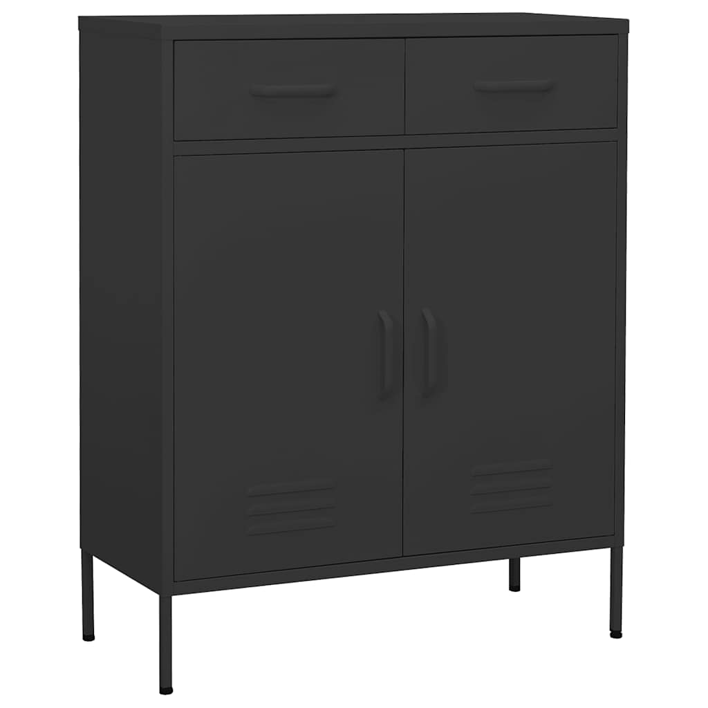 Lagerschrank Olivgrün 80x35x101,5 cm Stahl