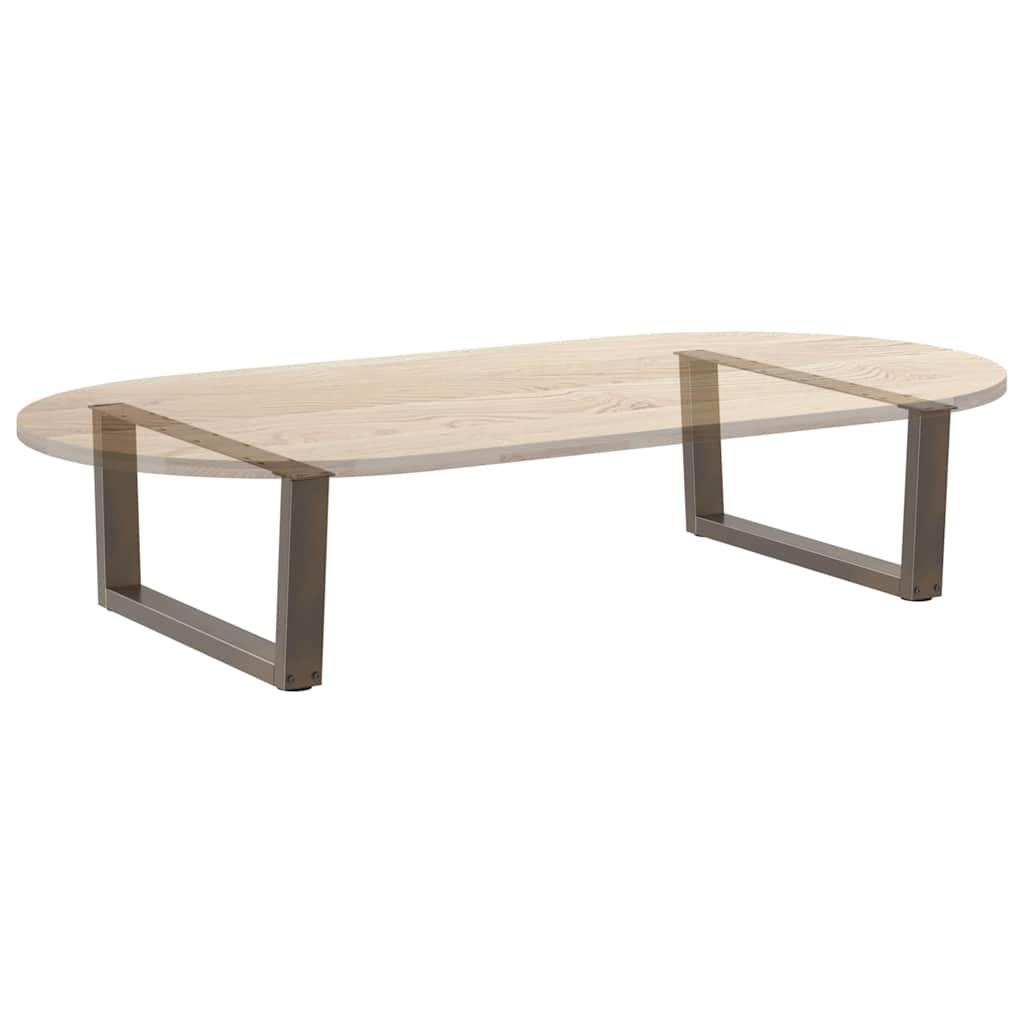 Couchtischbeine V-Form 2 Stück Schwarz 30x(30-31,3) cm Stahl