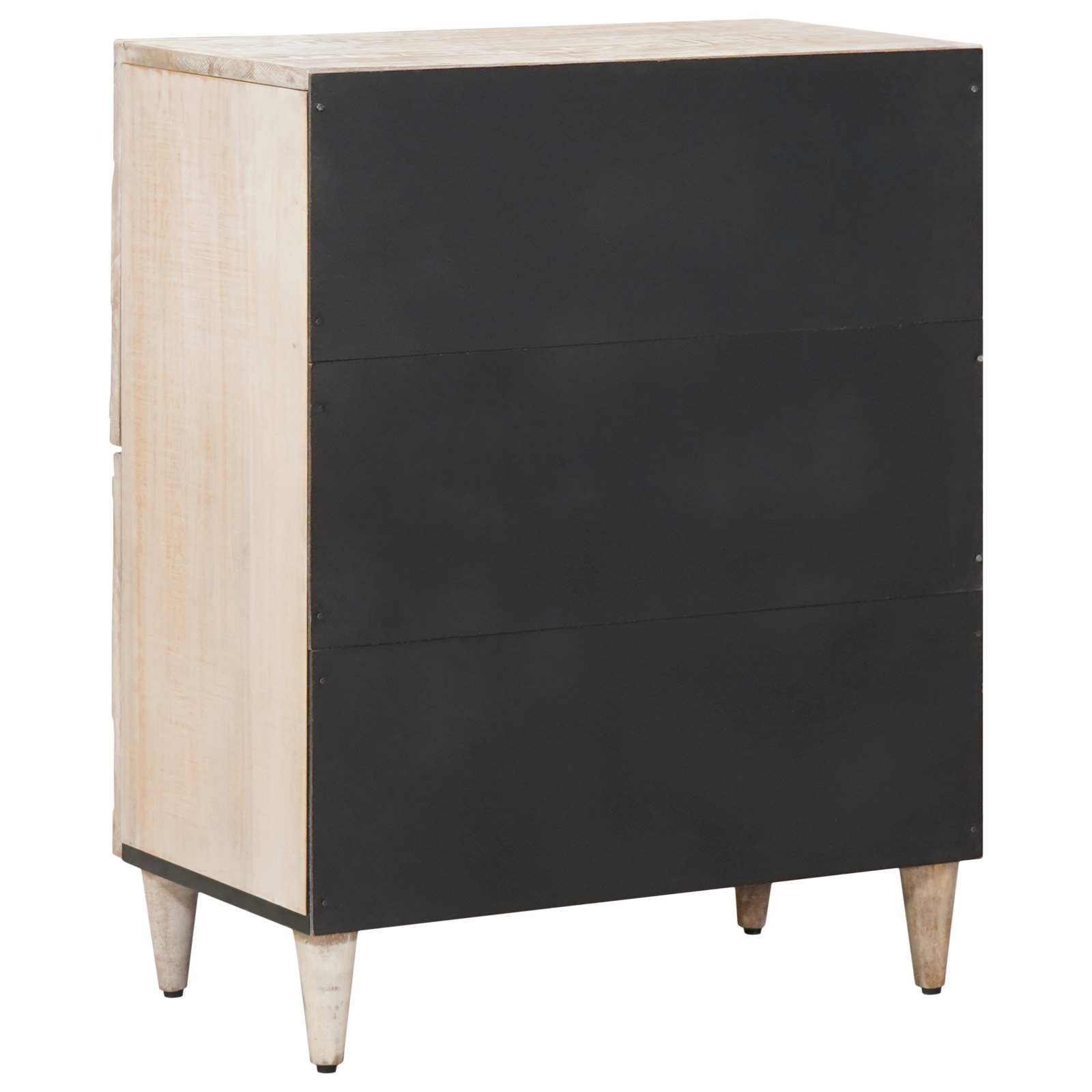 Sideboard mit Speicher Braun 60 x 33,5 x 75 cm Massivholz Mango