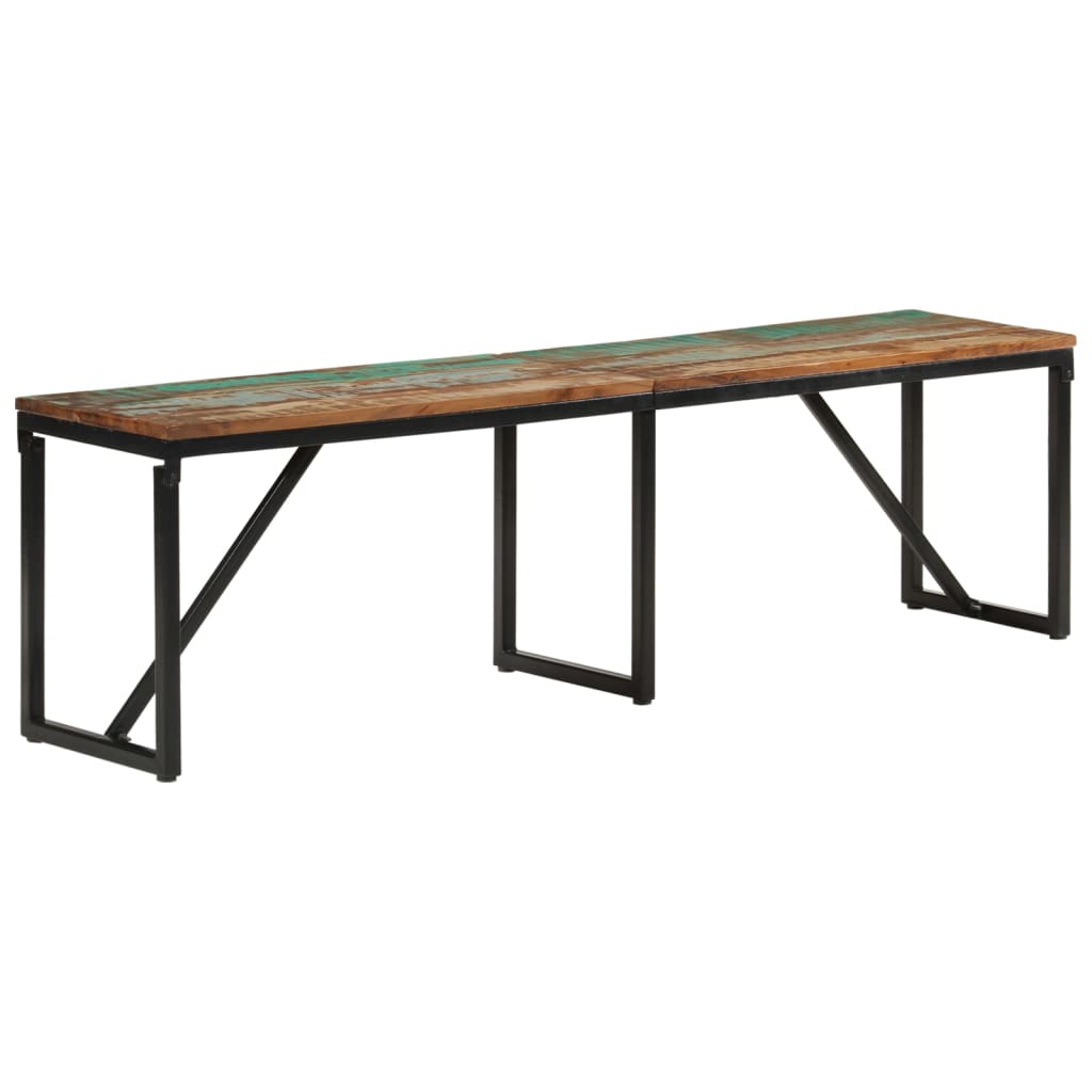 Sitzbank Massivholz 110x35x45 cm