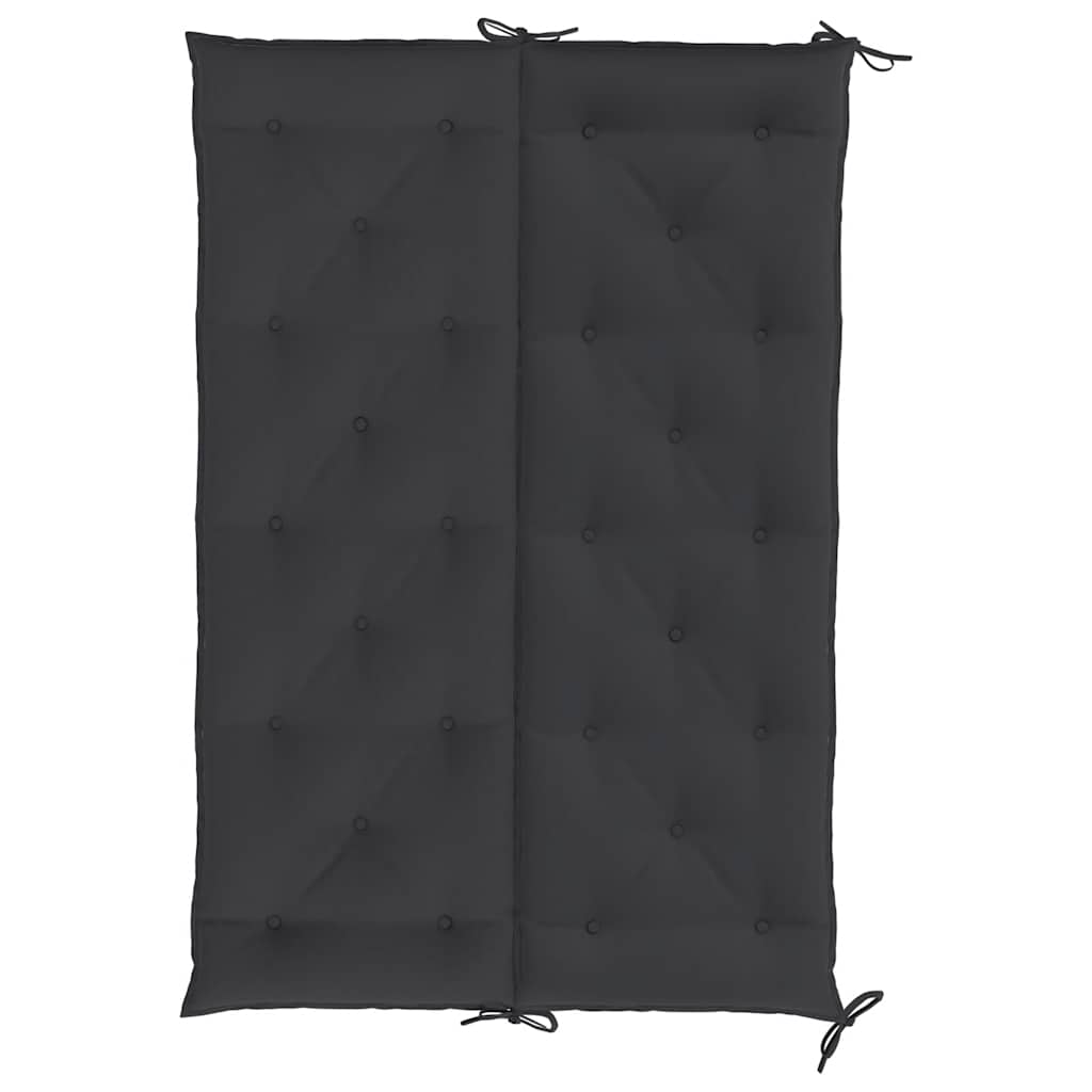Gartenbank-Auflage Anthrazit 100x(50+50)x7 cm Oxford-Gewebe