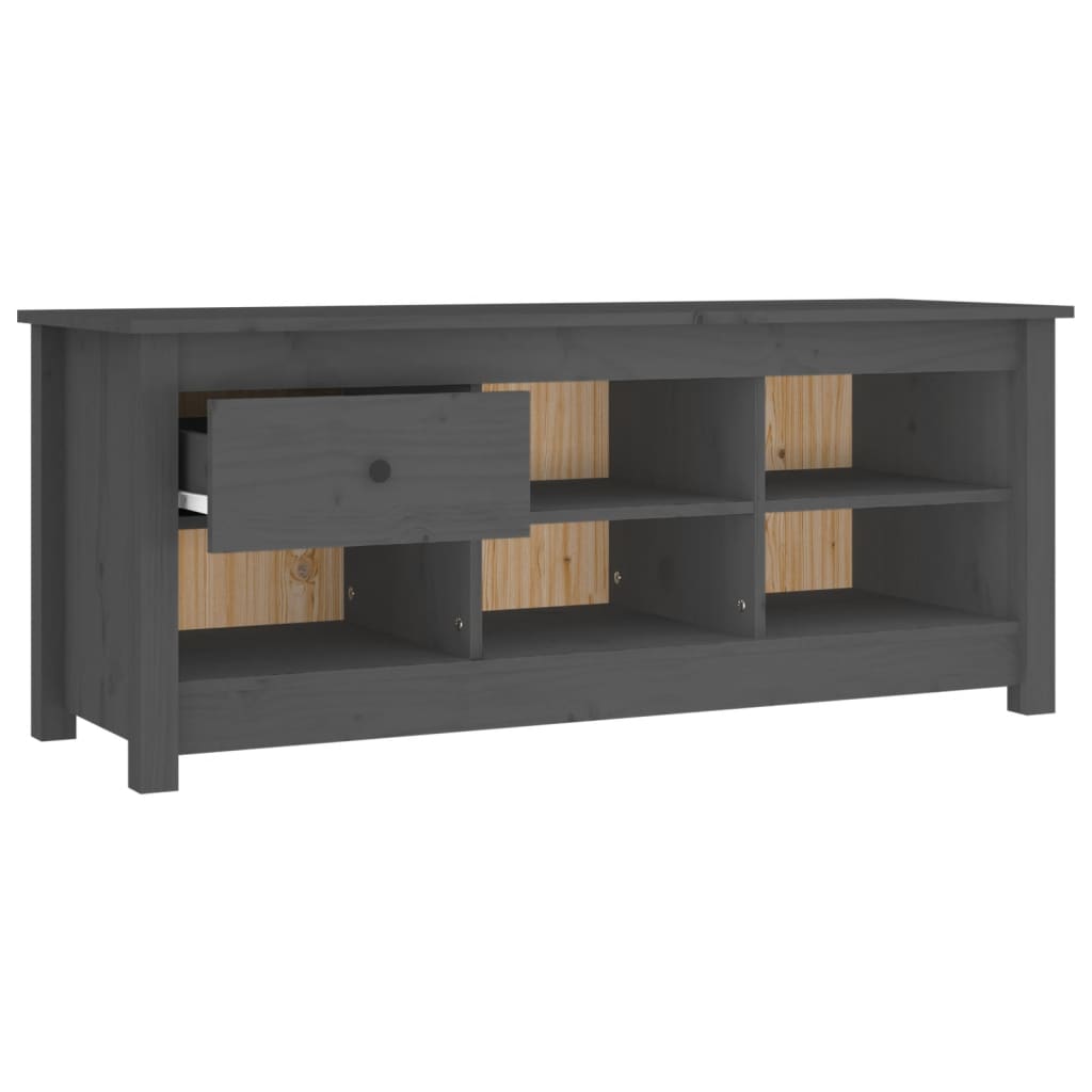 Schuhschrank 110x38x45,5 cm Massivholz Kiefer