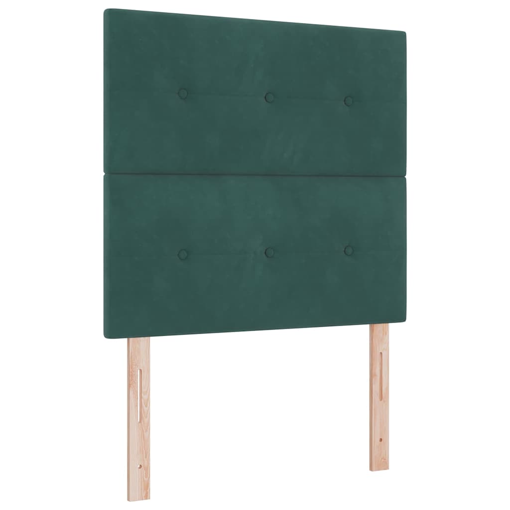 Kopfteil Hellgrau 80 cm Samt
