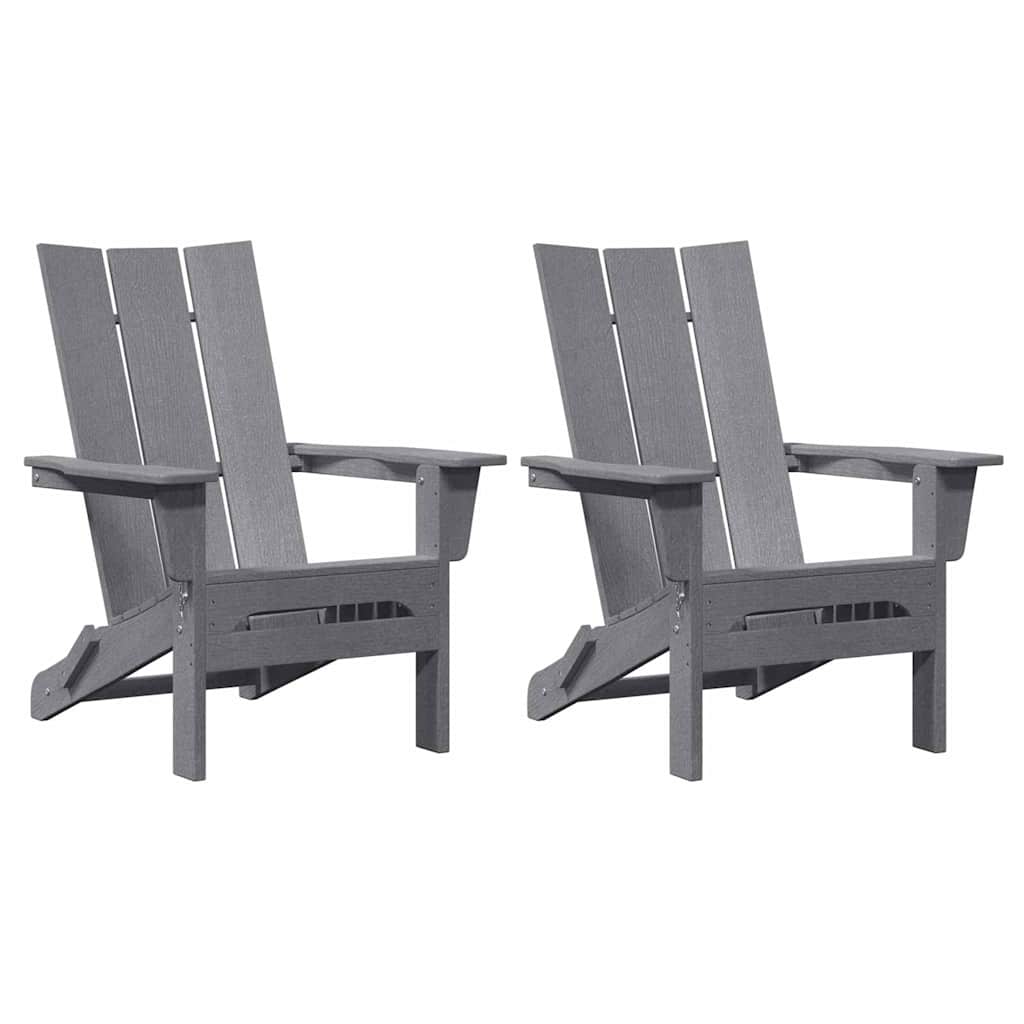 Gartenstuhl 2 pcs Weiß 80,5 x 74,5 x 92 cm Polyethylen