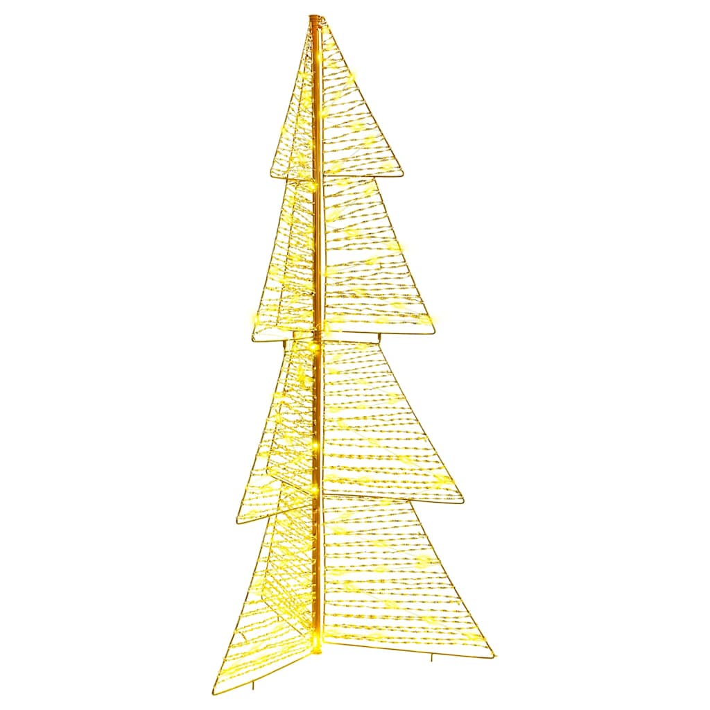 Weihnachtsbaum mit 100 LEDs Warmes Weiß 120 cm PET